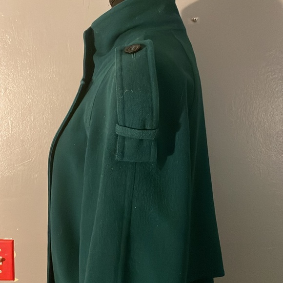 Worthington full length double breasted funnel neck wool coat 8 - Picture 5 of 11